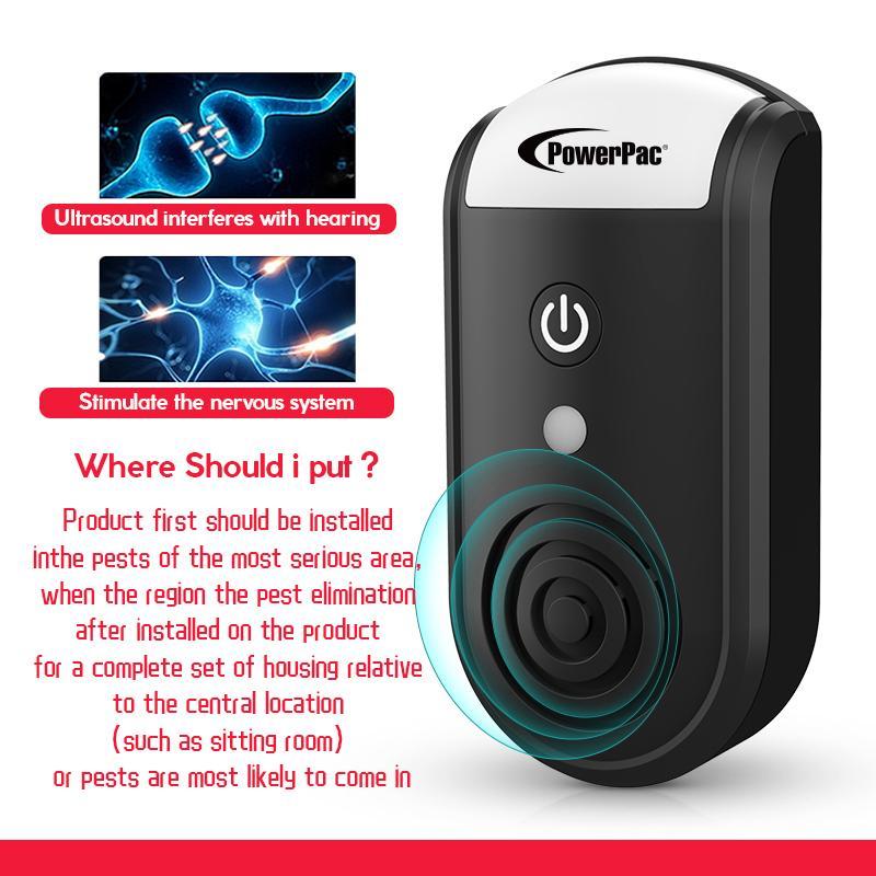 Ultrasonic insect Repellent Insect Killers Mosquito Killer with night light (PP306)