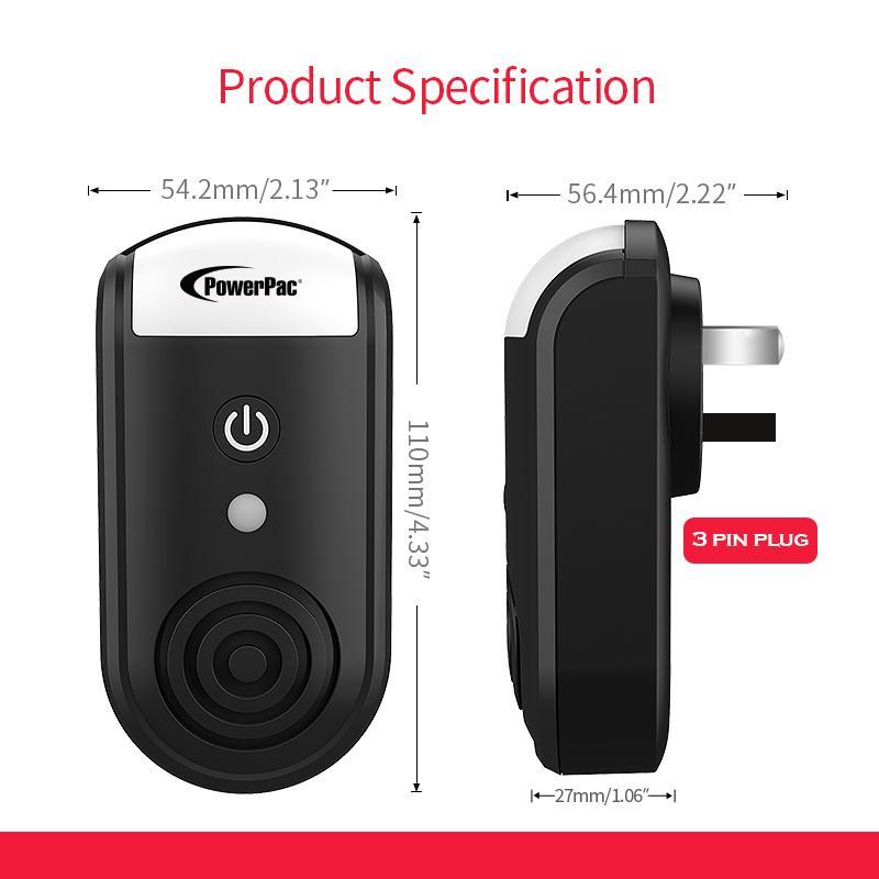 Ultrasonic insect Repellent Insect Killers Mosquito Killer with night light (PP306)