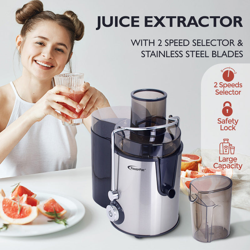 Juice Extractor with 2 Speed Selector and Stainless Steel Blades (PP3405)