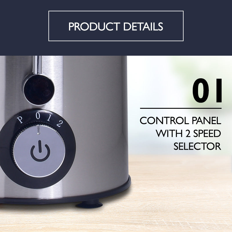 Juice Extractor with 2 Speed Selector and Stainless Steel Blades (PP3405)