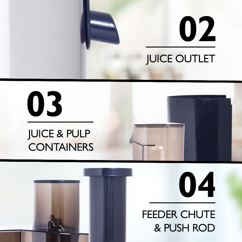 Juice Extractor with 2 Speed Selector and Stainless Steel Blades (PP3405)