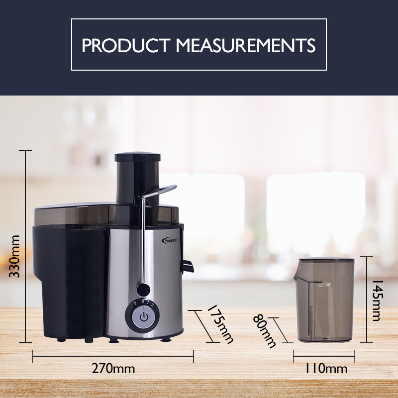 Juice Extractor with 2 Speed Selector and Stainless Steel Blades (PP3405)