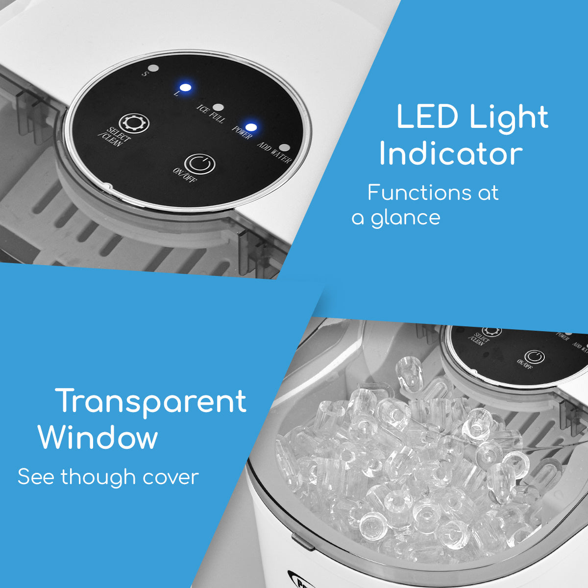 ICE Maker household mini round ice making machine (PP3508)