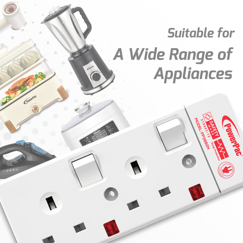 Extension Cord, Extension Socket, Power Cord 3 Metre 2 way (PP3882N)