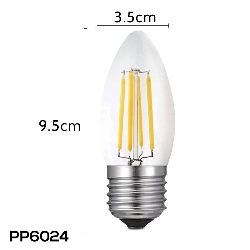 LED Bulb, Candle Bulb LED Light  4W E27 Warm White  (PP6024)
