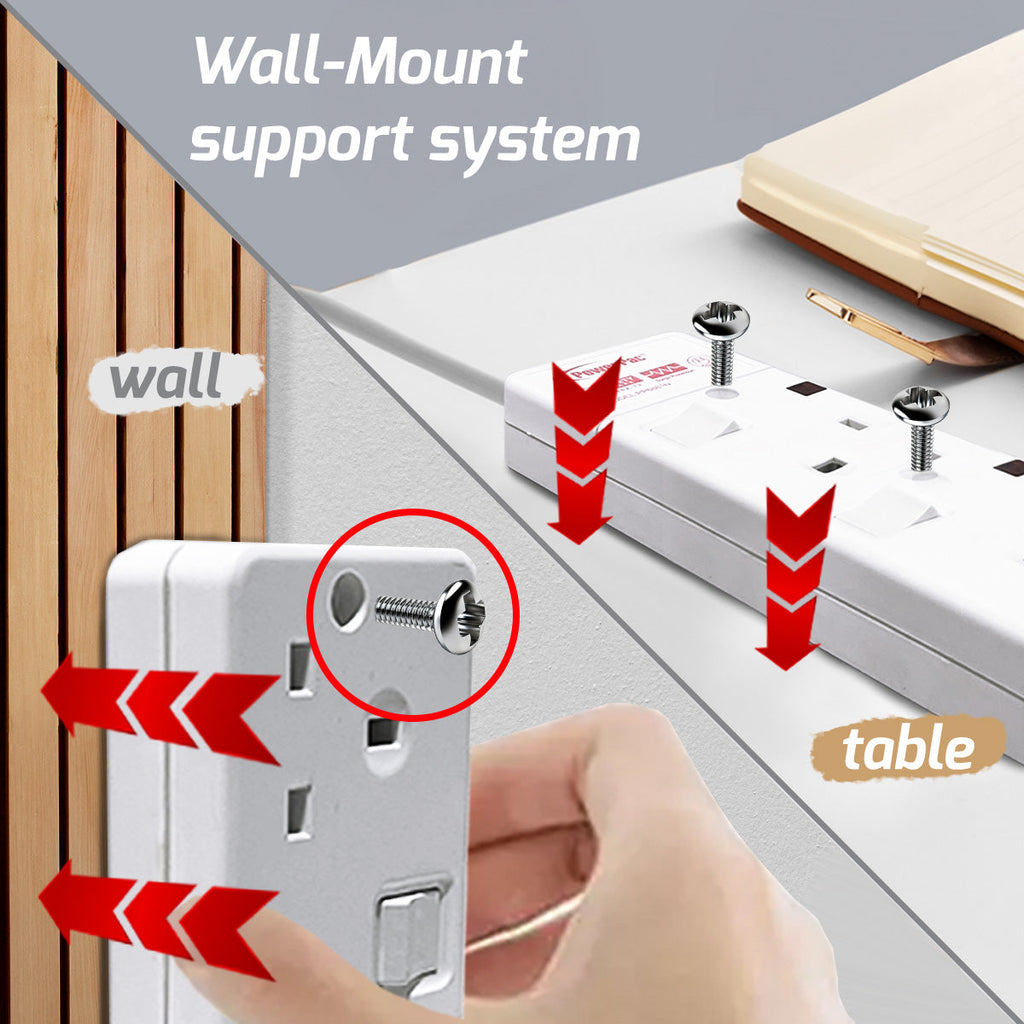 Extension Cord, Extension Socket, Power Cord, Power Extension 6 Metre 3 way (PP6883N)