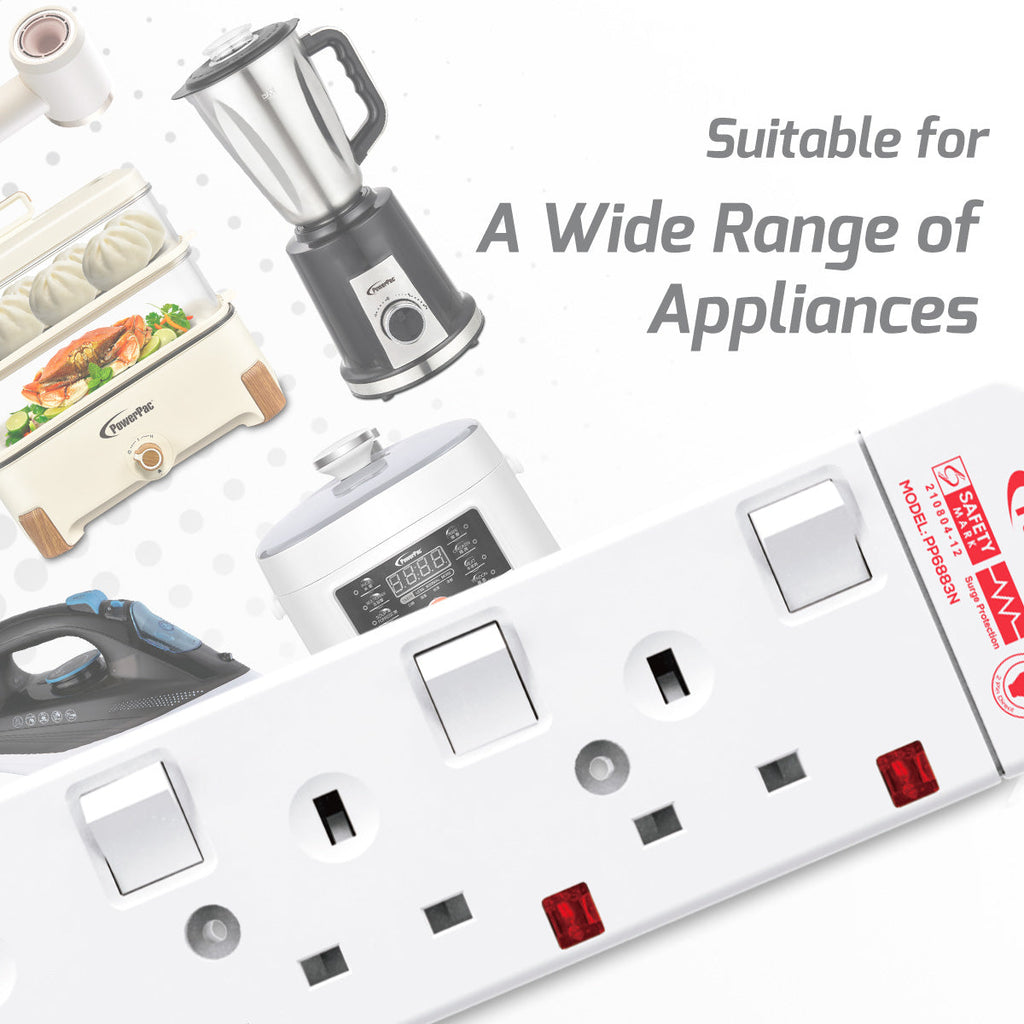 Extension Cord, Extension Socket, Power Cord, Power Extension 6 Metre 3 way (PP6883N)
