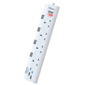 Extension Cord, Extension Socket 3 Metre 4 way with 2xUSB-A & 2xUSB-C Charger (PP9224U)