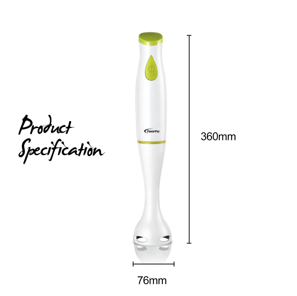 Mix Hand Blender with Stainless Steel Blade (PPBL181)