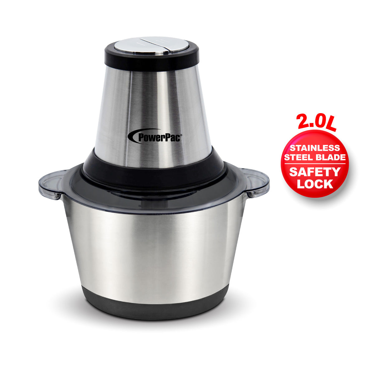 Electric Food Chopper 2.0L with Safety Lock Switch (PPCP713)