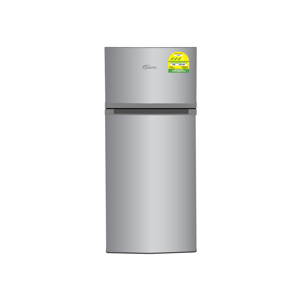 [CLIMATE VOUCHER $400] 135L 2 Door Mini Fridge with Freezer, shelves, crisper, anti-bac Carbon Filter, optimal door seal, Freezer temp < -18°C, silver, PPF136