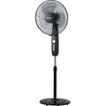 16" Stand Fan – Strong Airflow, Adjustable Tilt & Height, Oscillation, Timer, Durable, Energy-efficient, 4-Speed, black, PPFS30