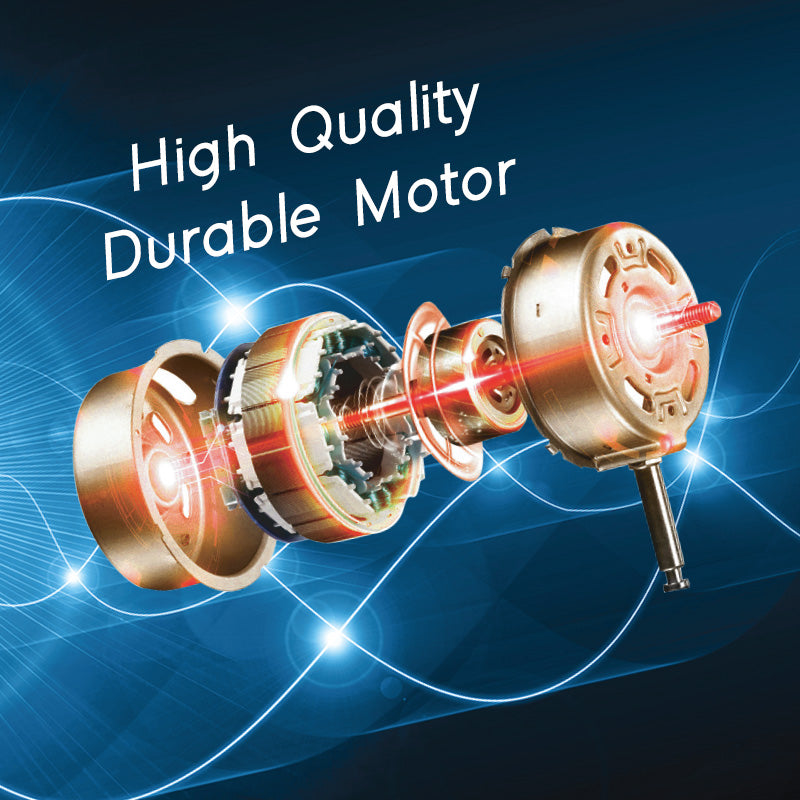 16" Stand Fan – Strong Airflow, Adjustable Tilt & Height, Oscillation, Timer, Durable, Energy-saving, 4-Speed, red, PPFS50