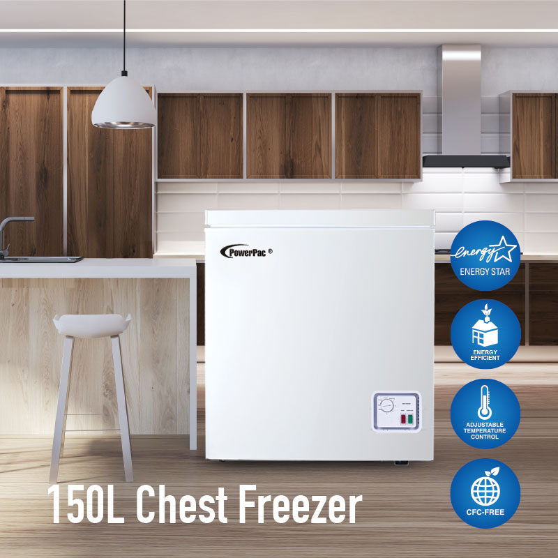 150L Chest Freezer CFC Free, Chiller & Freezer (PPFZ150)