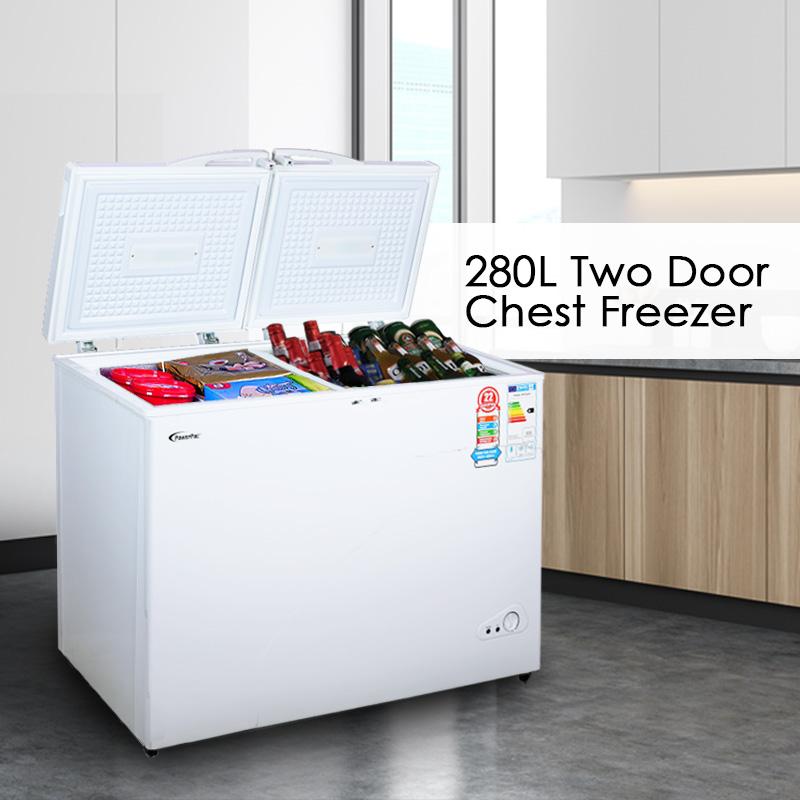 280L 2 Door Chest Freezer CFC Free, Chiller & Freezer (PPFZ280)