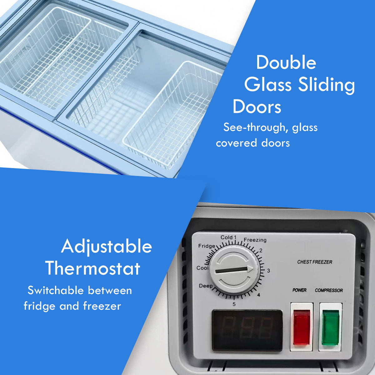 400L Commercial Chest Freezer CFC Free (PPFZ400)