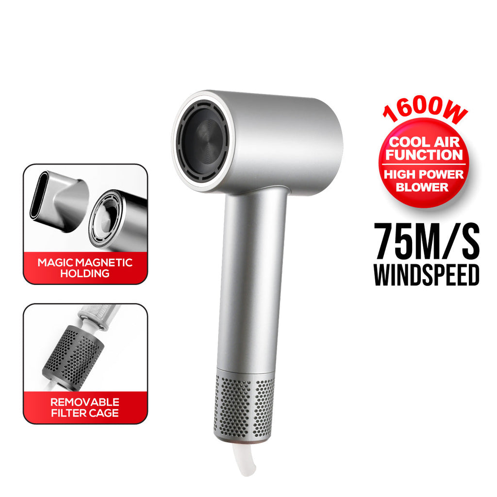 Hair Dryer with cool air, High Speed Hair Dryer, 1600W (PPH2858) GREY