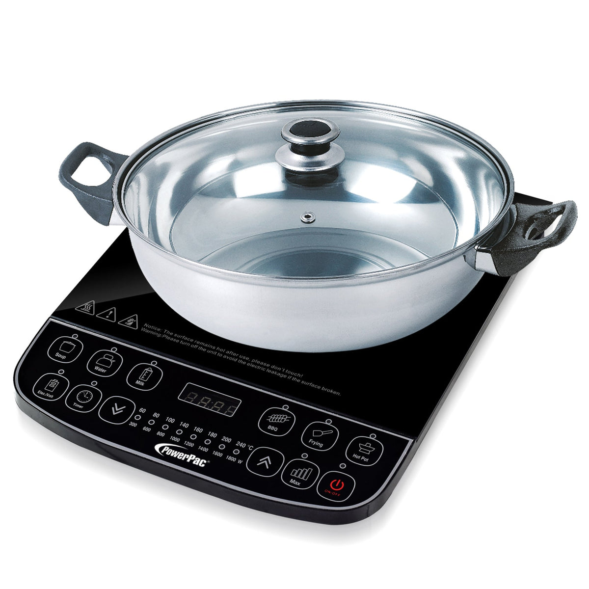 Induction Cooker Steamboat with Stainless Steel Pot (PPIC887)