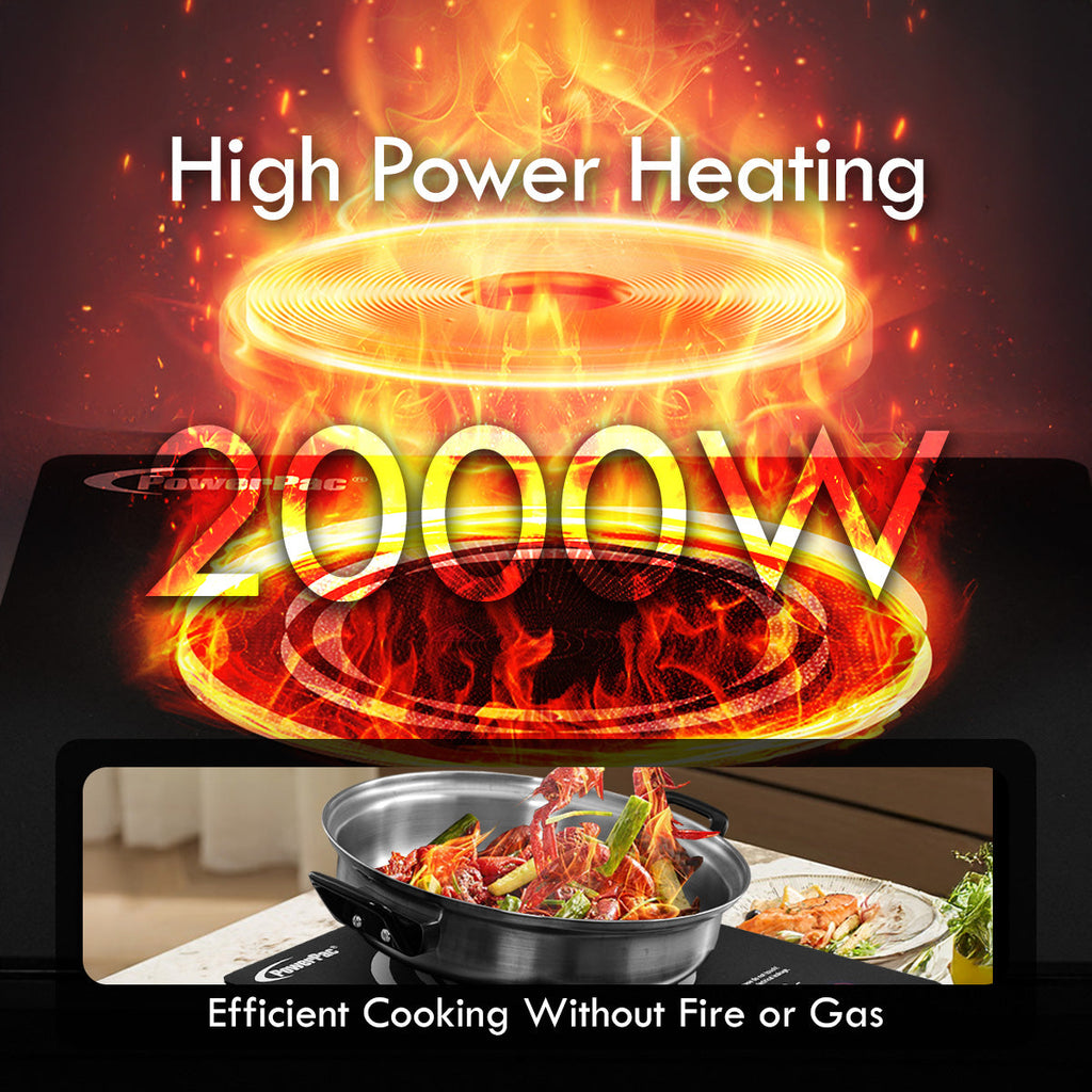 Steamboat Induction Cooker with Stainless Steel Pot + Stainless Steel YuanYang pot (PPIC888A+YY Pot)