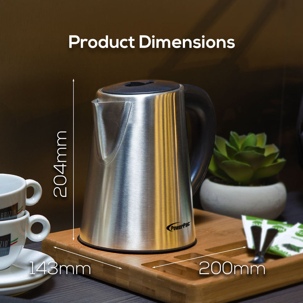 Cordless Kettle Jug Stainless Steel. Cordless Jug 1.0L (PPJ2008)