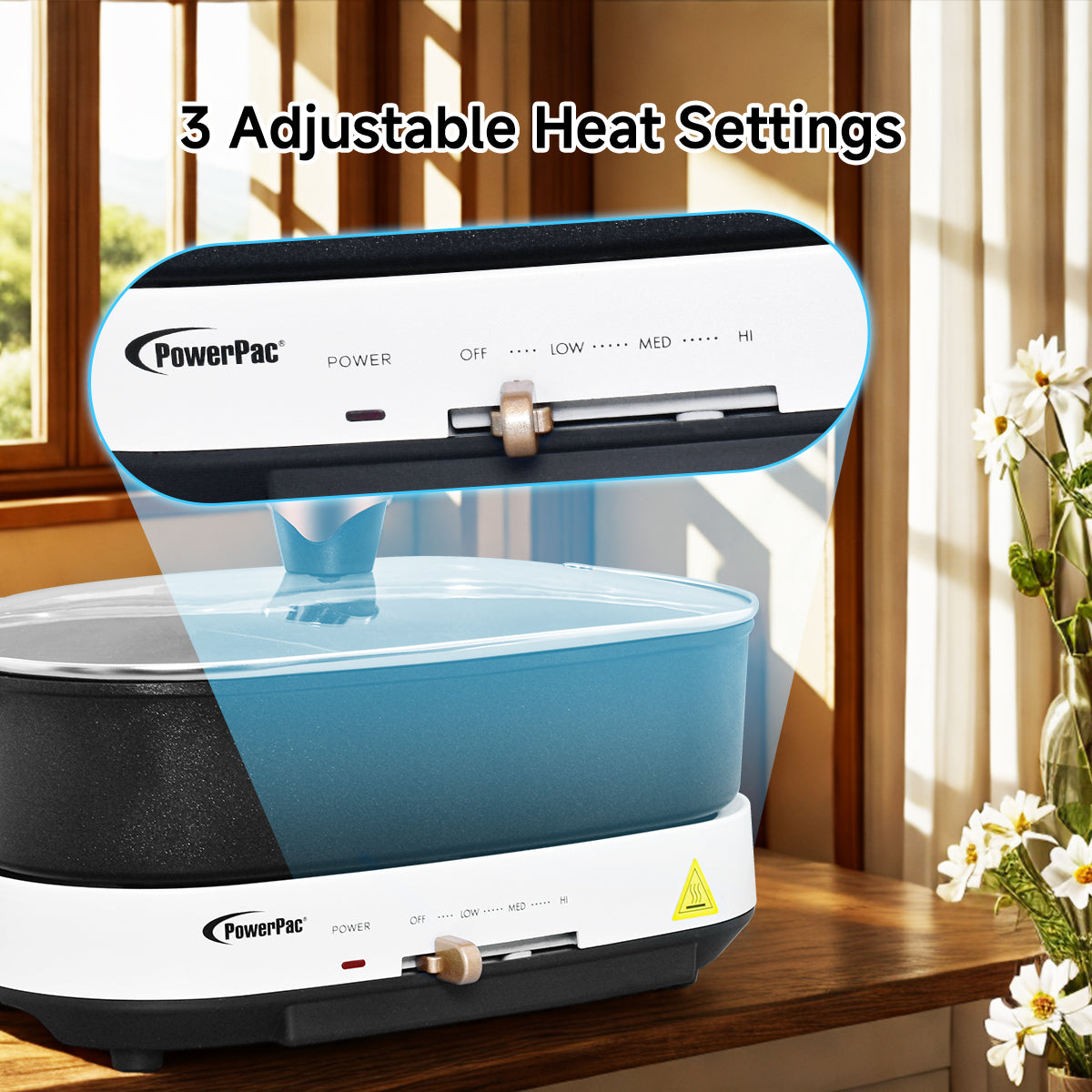 Steamboat & Multi Cooker, Hot pot 4.5L with YuanYang Pot (PPMC768)