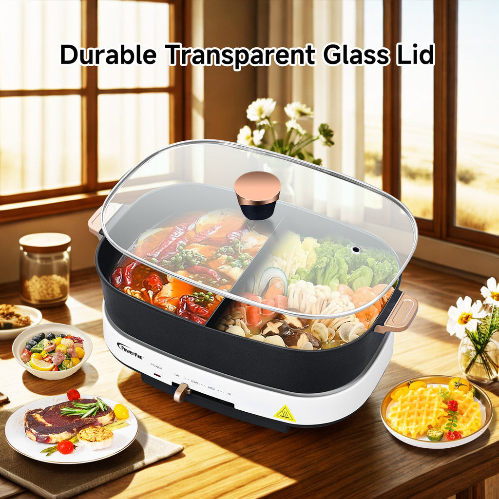 Steamboat & Multi Cooker, Hot pot 4.5L with YuanYang Pot (PPMC768)