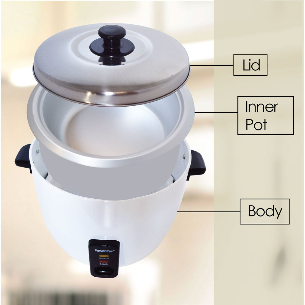 0.6L Rice Cooker with Aluminium inner pot  (PPRC2) Green