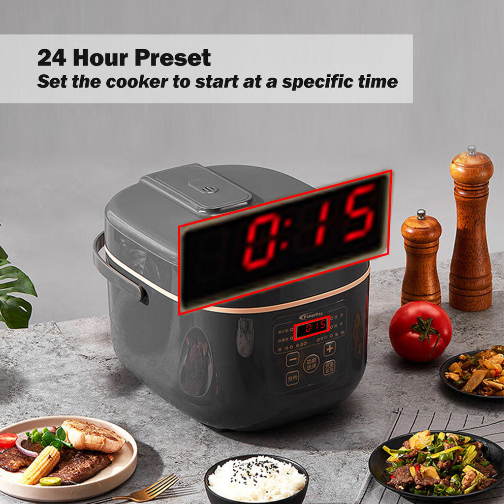 Multi-Purpose Digital Rice Cooker 1.2L with Non-stick Inner Pot (PPRC532)