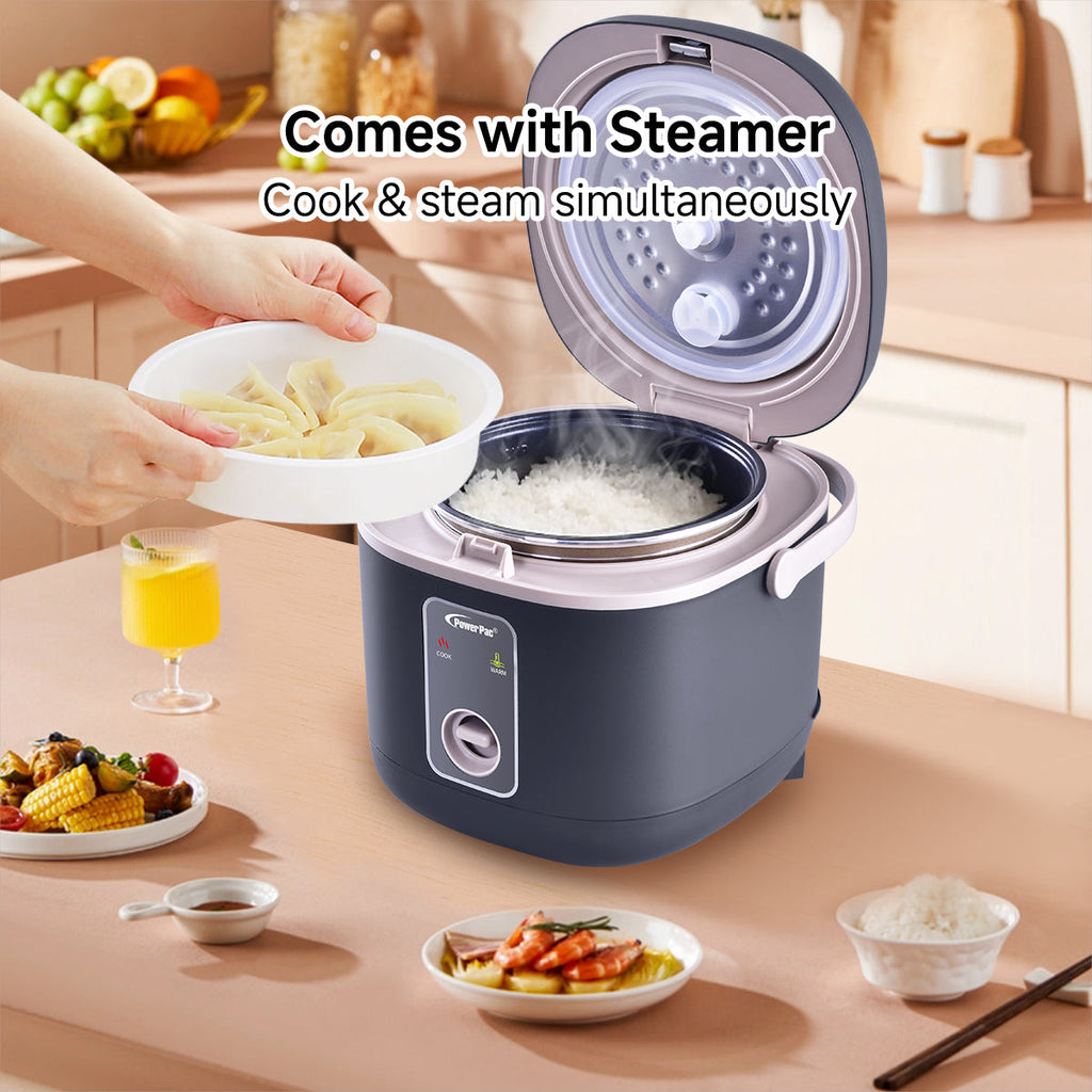 Rice Cooker 0.8L with non-stick Inner Pot (PPRC610)  Ivory