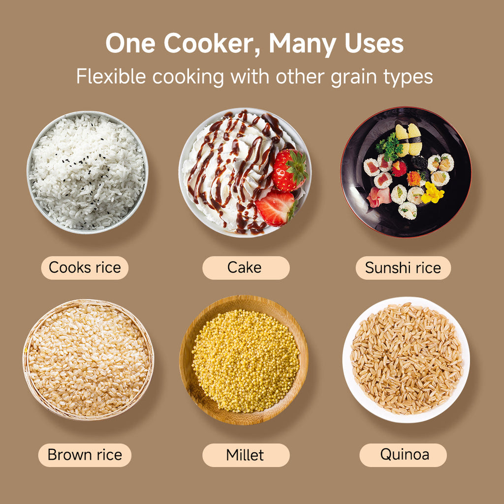 Rice Cooker 0.8L with non-stick Inner Pot (PPRC610) BK