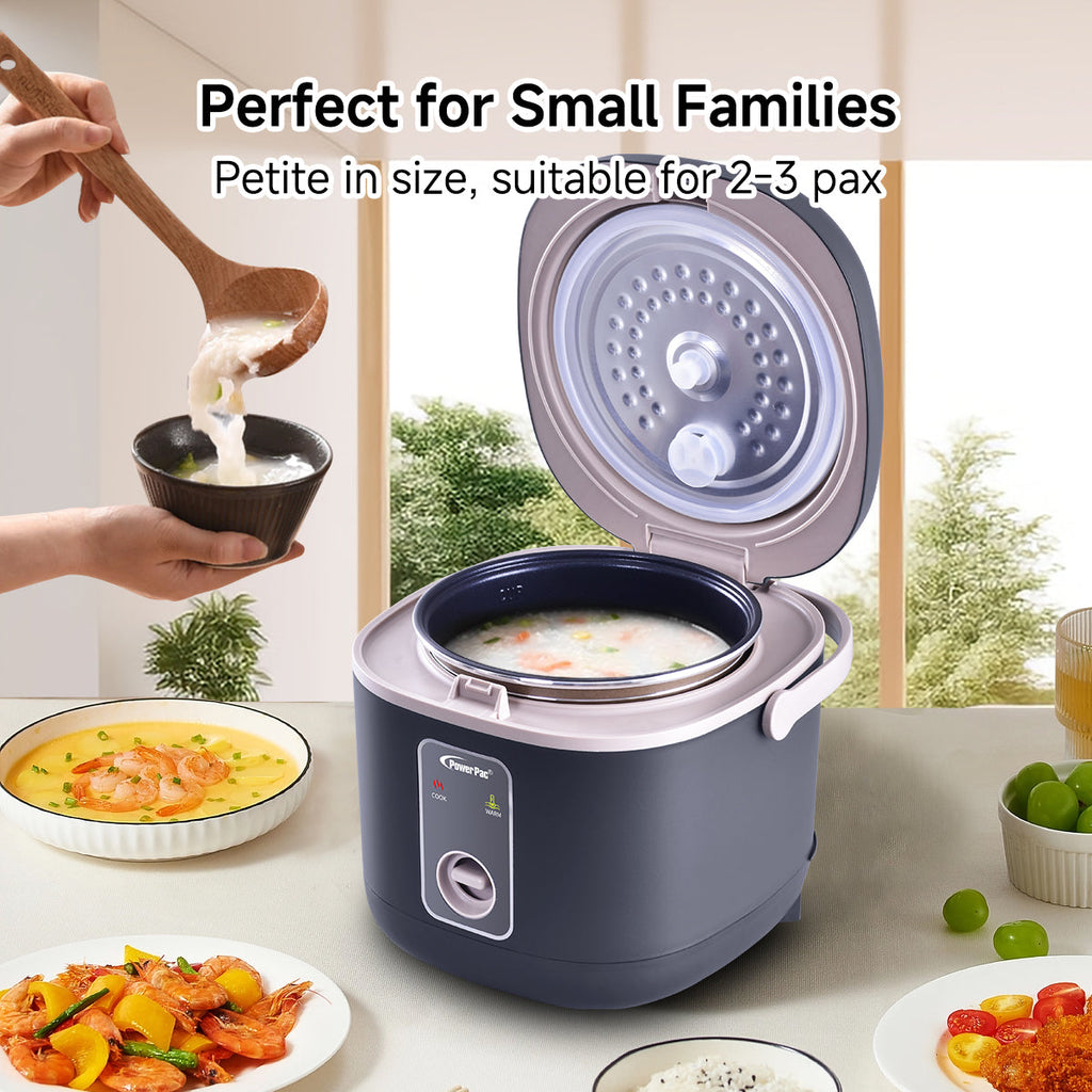 Rice Cooker 0.8L with non-stick Inner Pot (PPRC610)  Ivory