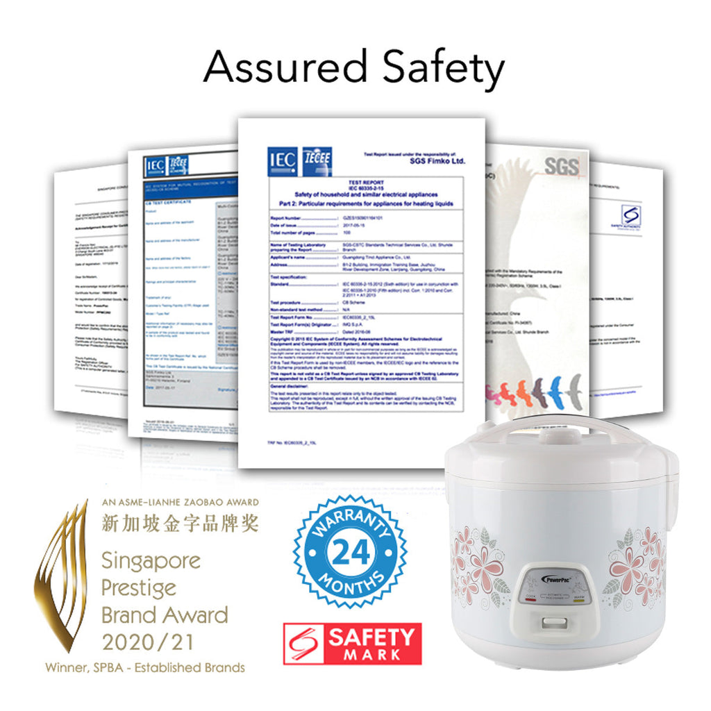 2.8L Rice Cooker with Steamer (PPRC8128)