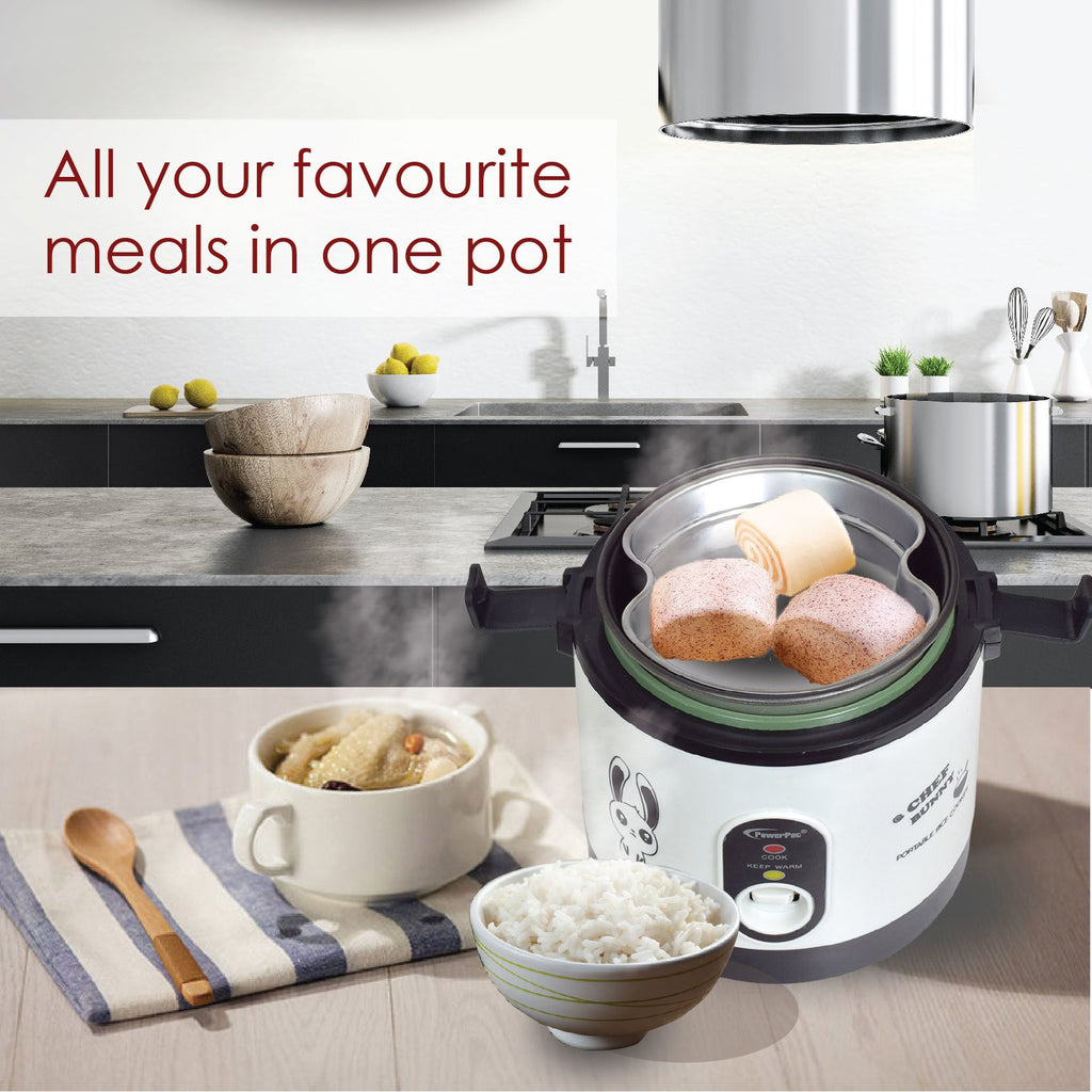 Mini Rice Cooker, Electric Lunch Box 0.6L (PPRC09)