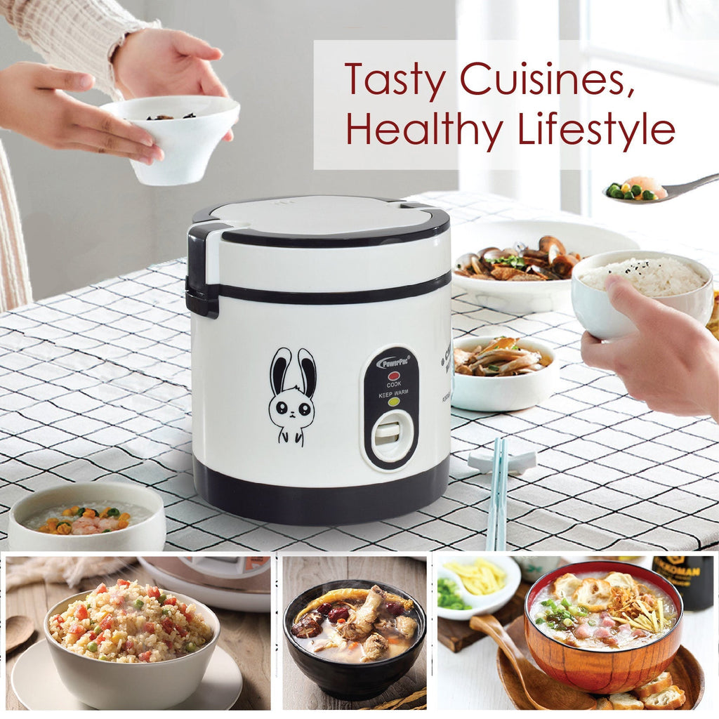 Mini Rice Cooker, Electric Lunch Box 0.6L (PPRC09)