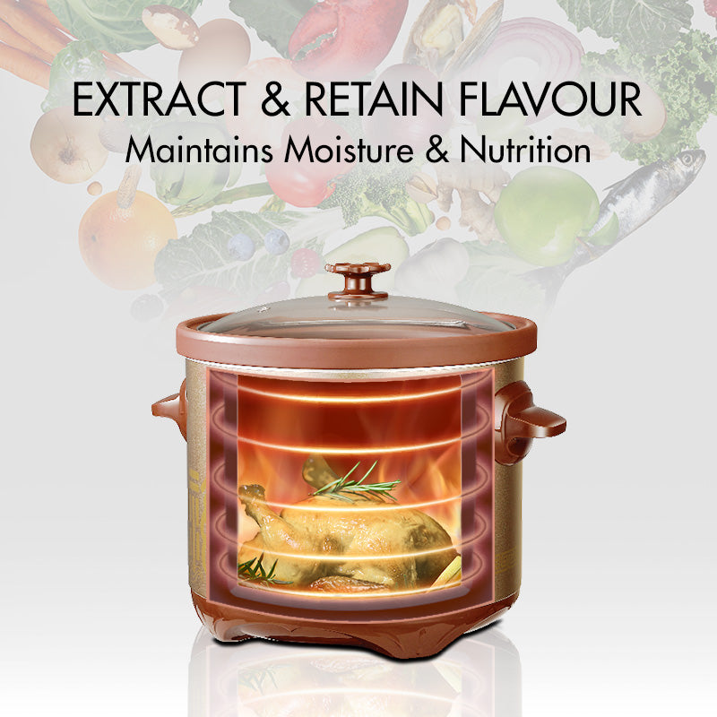 3.5L Slow Cooker with Ceramic Pot (PPSC35)