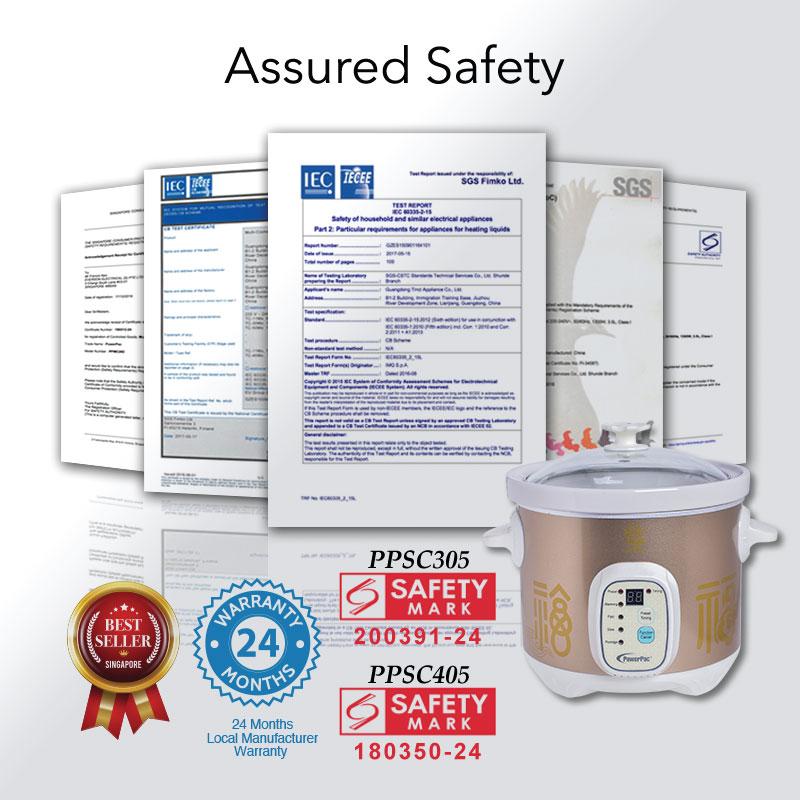 4.5L Digital Slow Cooker with Ceramic Pot (PPSC405)