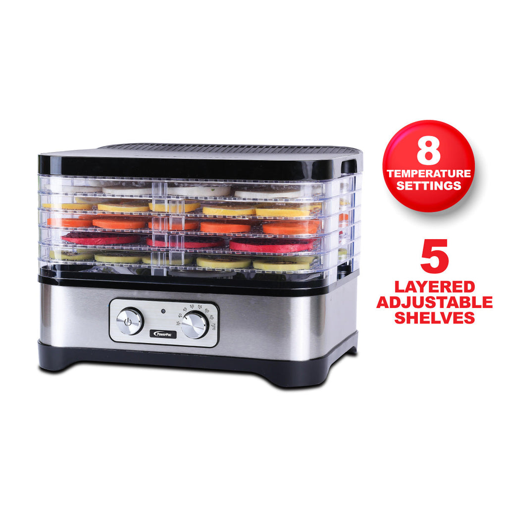Food Dehydrator, Electric Food Dryer Machine for Home Commercial Multi Tier(PPT508)