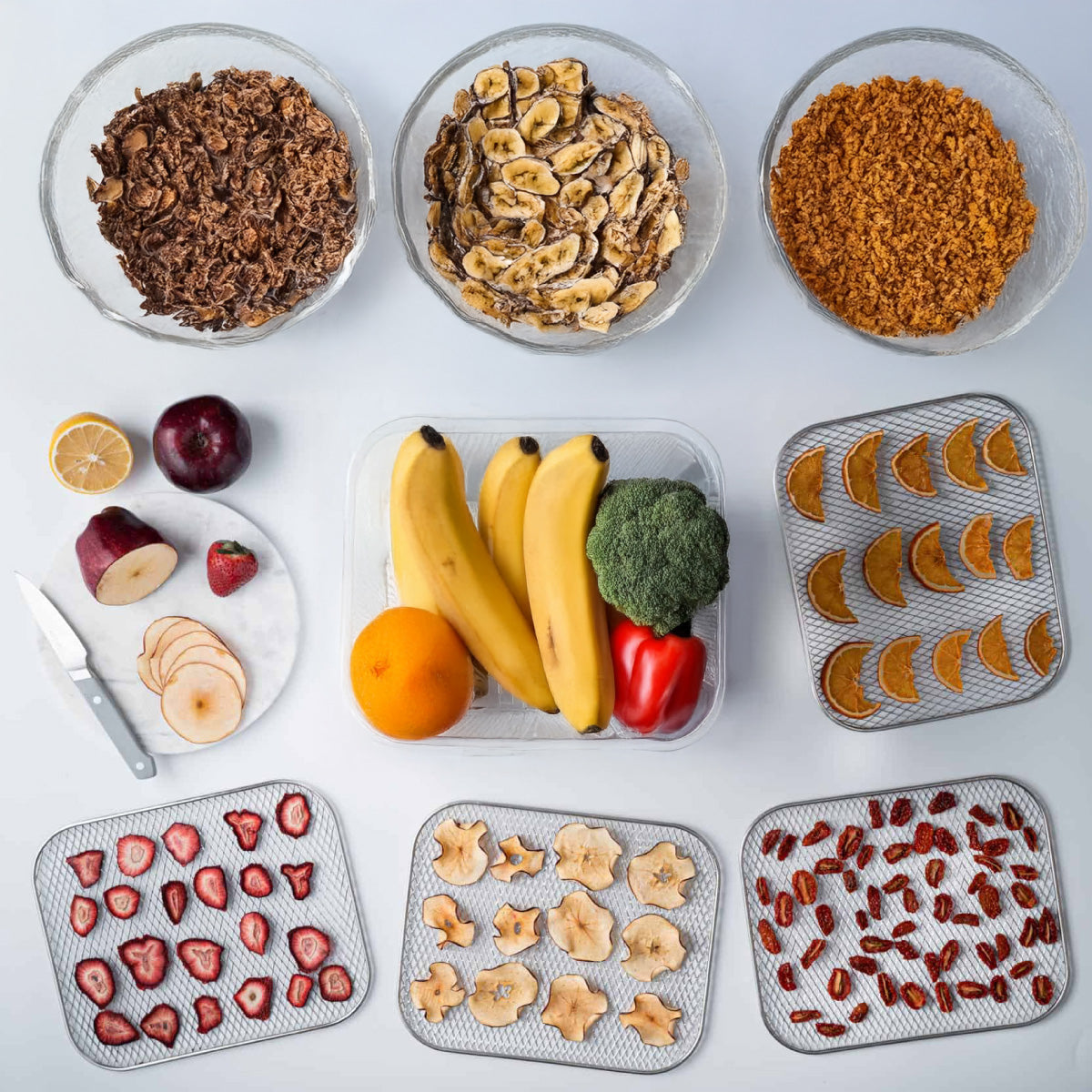 Food Dehydrator, Electric Food Dryer Machine for Home Commercial Multi Tier(PPT508)