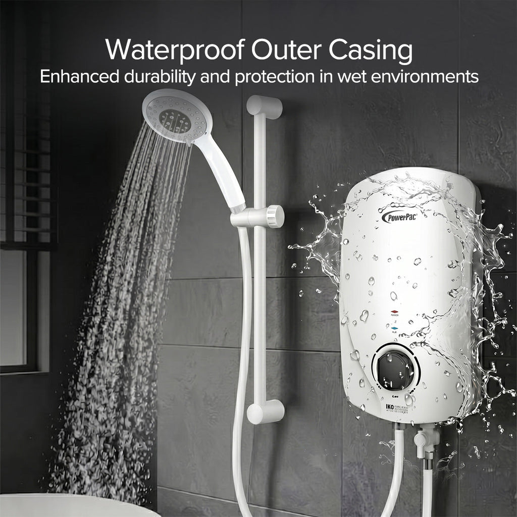 Instant Water Heater with Shower Set, Shower Heater 2.5L/Min, 3300W (PPW717)
