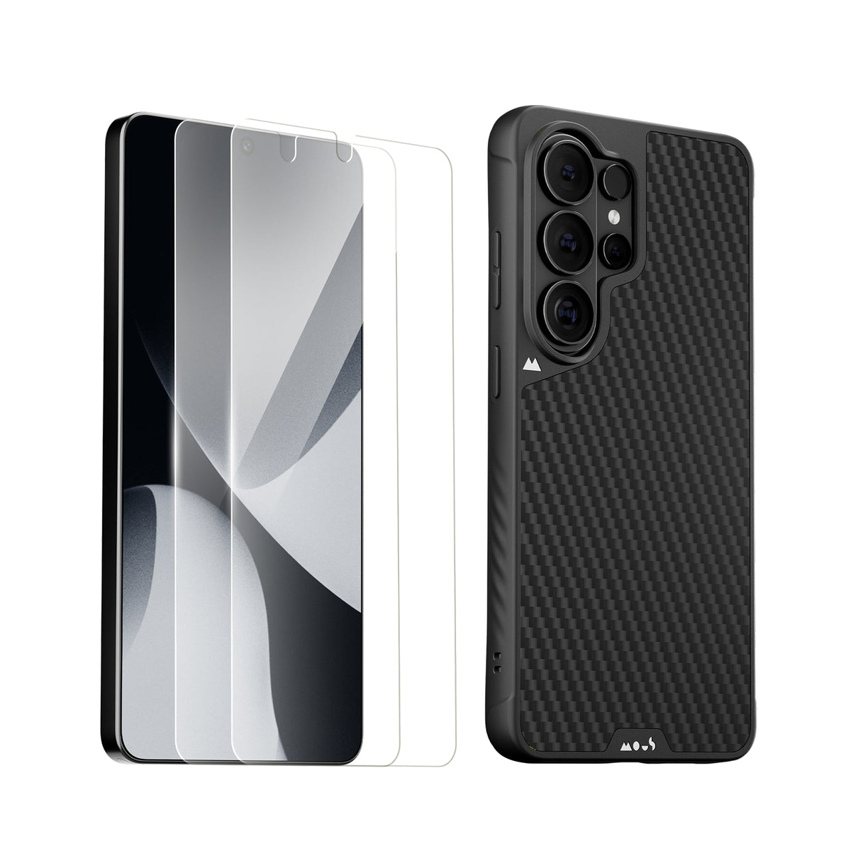 Aramid Fibre Protective Case and Screen Protector - Samsung Essentials Kit