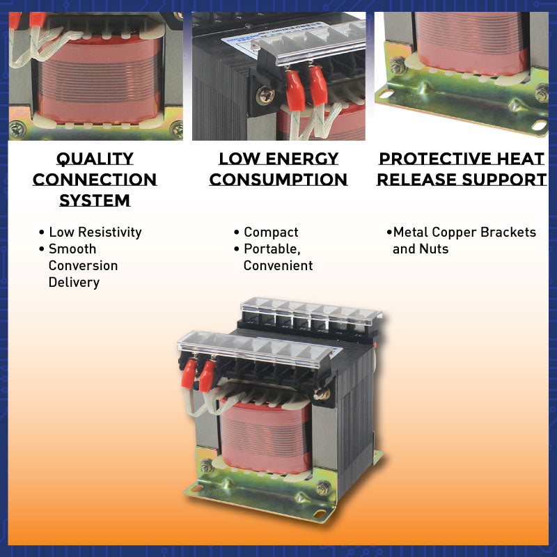 2000W Heavy Duty Step Up & Down Voltage Converter Transformer 110V / 220V Voltage Regulator (ST2000)