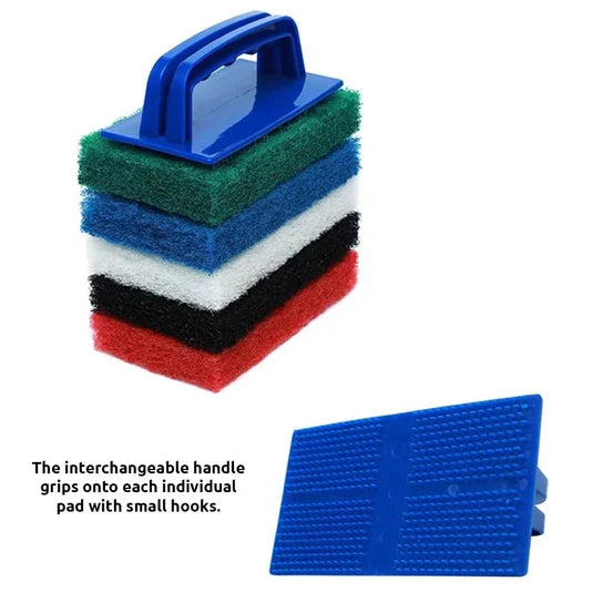 Polypropylene Handheld Scrubbing Pad Kit