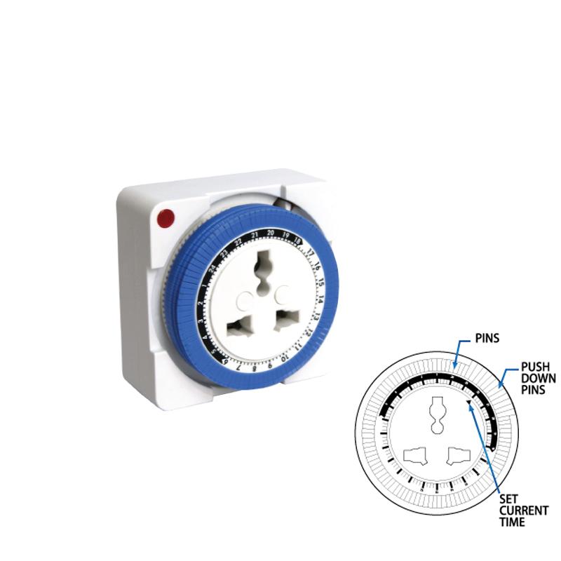 Mechanical 24hrs Timer plug in (TH124)