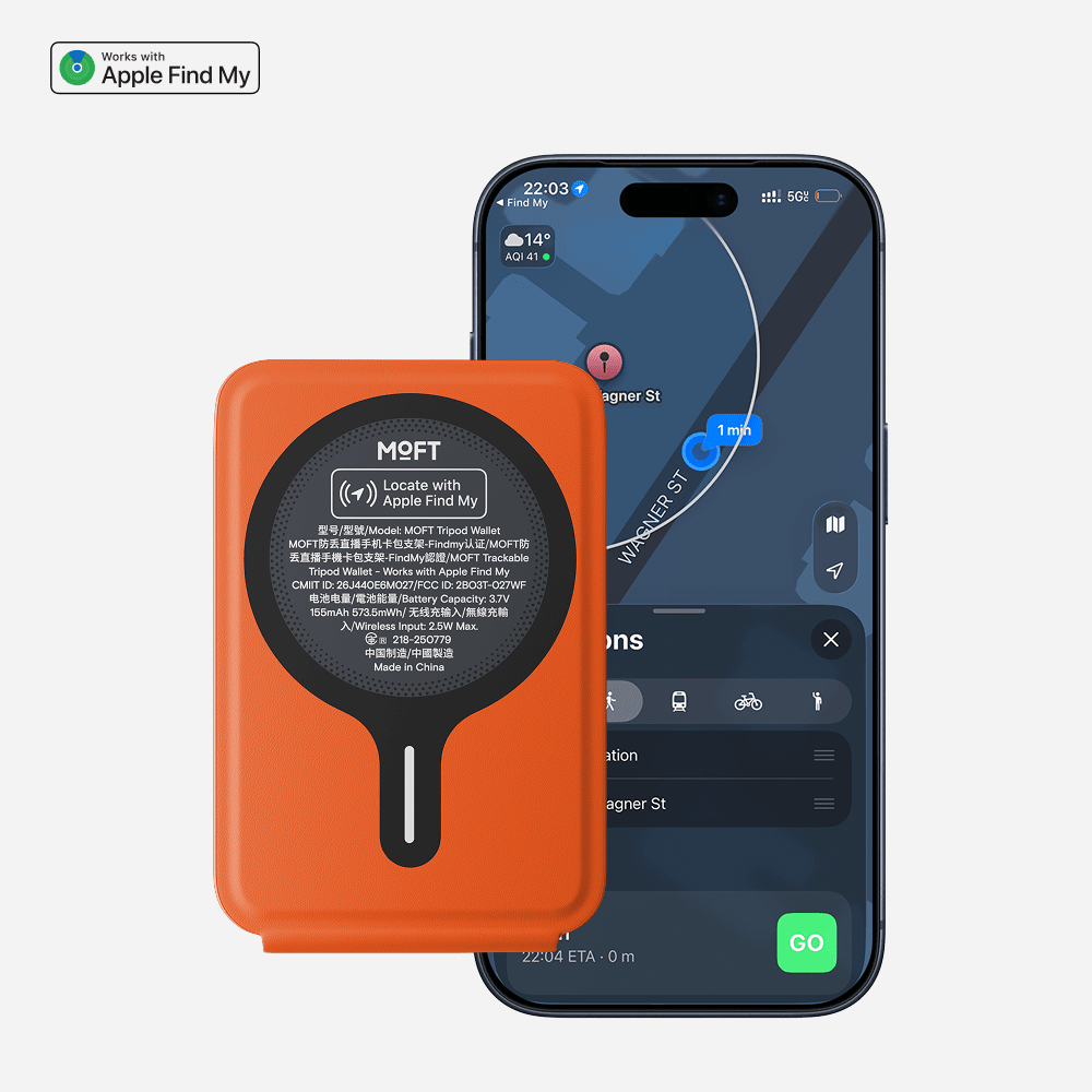 Trackable Tripod Wallet
