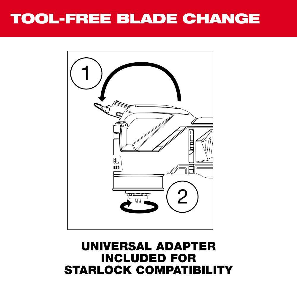 2836-21 Cordless Brushless Oscillating Multi-Tool Kit with Battery and Charger