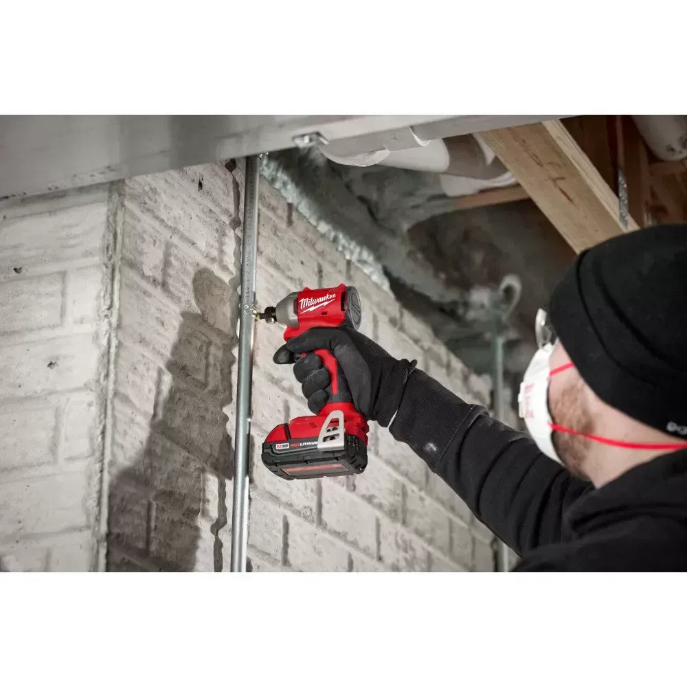 Milwaukee Pre-Sale 3650-20 M18 18V 1/4 Compact Brushless Hex Impact Driver - Bare Tool