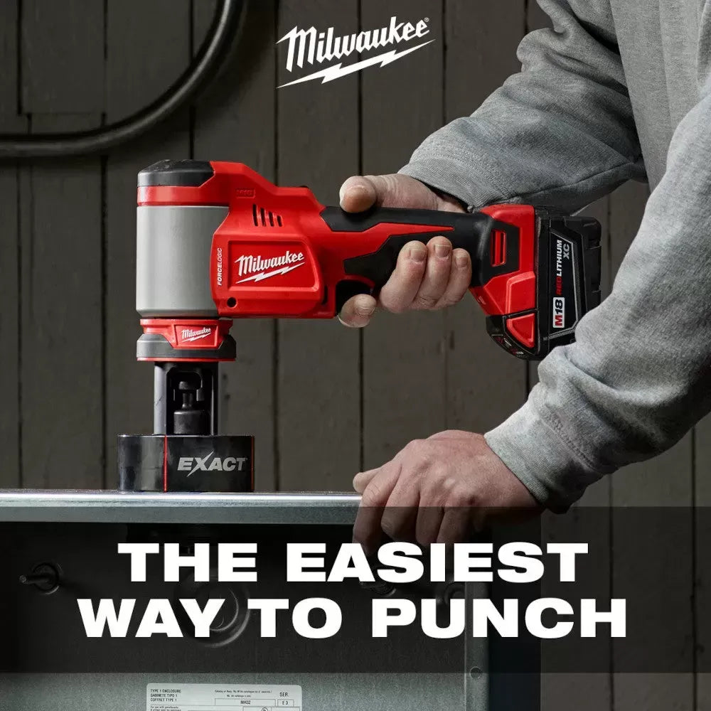 Milwaukee 2676-22 M18 18V FORCE LOGIC 10T Knockout Tool Kit w/ 1/2 -2 Capacity