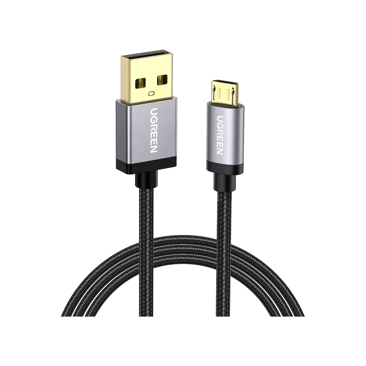 UGREEN Micro USB to USB 2.0 Nylon Braided Charger Cable