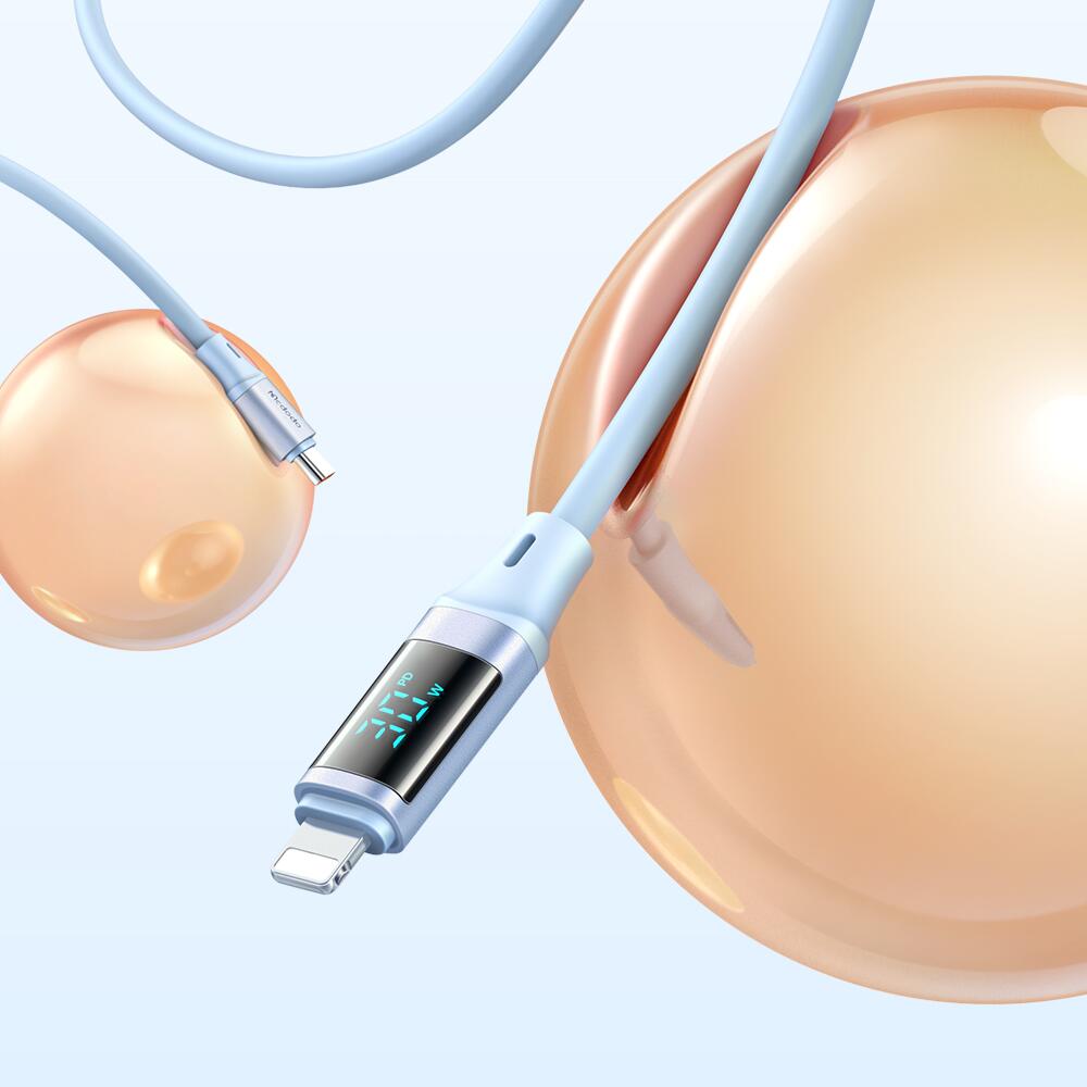 Mcdodo Digital HD Silicone USB-C to Lightning 36W Cable (1.2/1.8m)