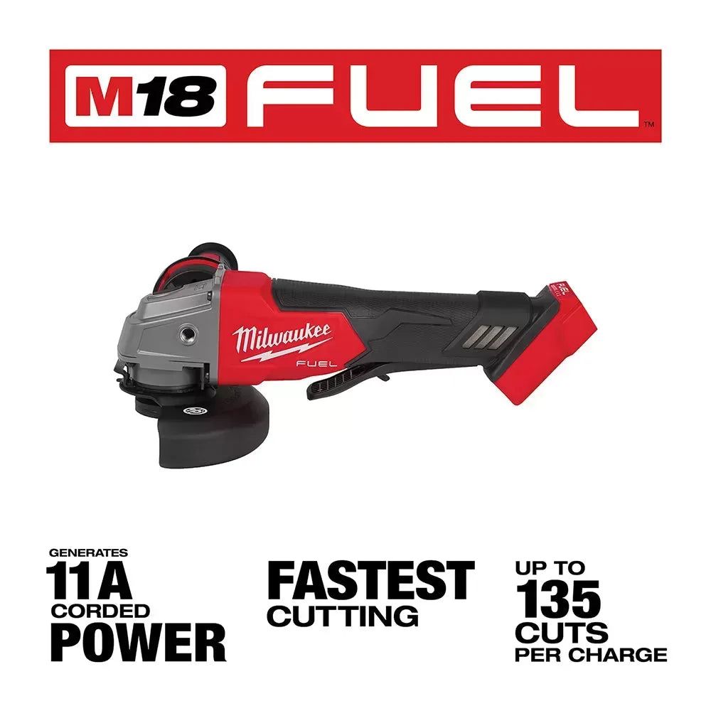 Milwaukee Pre-Sale 2880-20 M18 FUEL 4-1/2 / 5 Grinder Paddle Switch No-Lock - Bare Tool